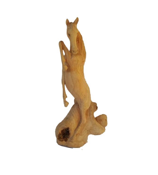 Horse carving