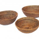 Rattan Bowl Set