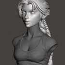 3DPRINTED   ELSA FROST QUEEN (HEAD ONLY)