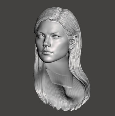 3DPRINTED BEAUTY KATHRYN WINNICK LONG STRAIGHT HAIR