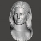 3DPRINTED SANDRA BULLOCK LONG STRAIGHT HAIR