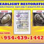 Headlight Restoration system CV Crystal View Restoration Kit all Cars and Trucks