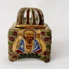 Vintage Oriental/Japanese Porcelain Censor - Moriage Decoration