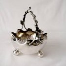 19th c Silver Plate - c 1875 + John Round & Son Silver Plate Bon-Bon Dish