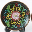 A Pair Of Antique Chinese Cloisonne Pin Dishes