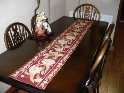 18th/19th c Antique Tapestry / Table Runner