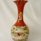 19th c Oriental/Japanese Meiji Period Kutani Vase - Single Gourd, Flared Neck