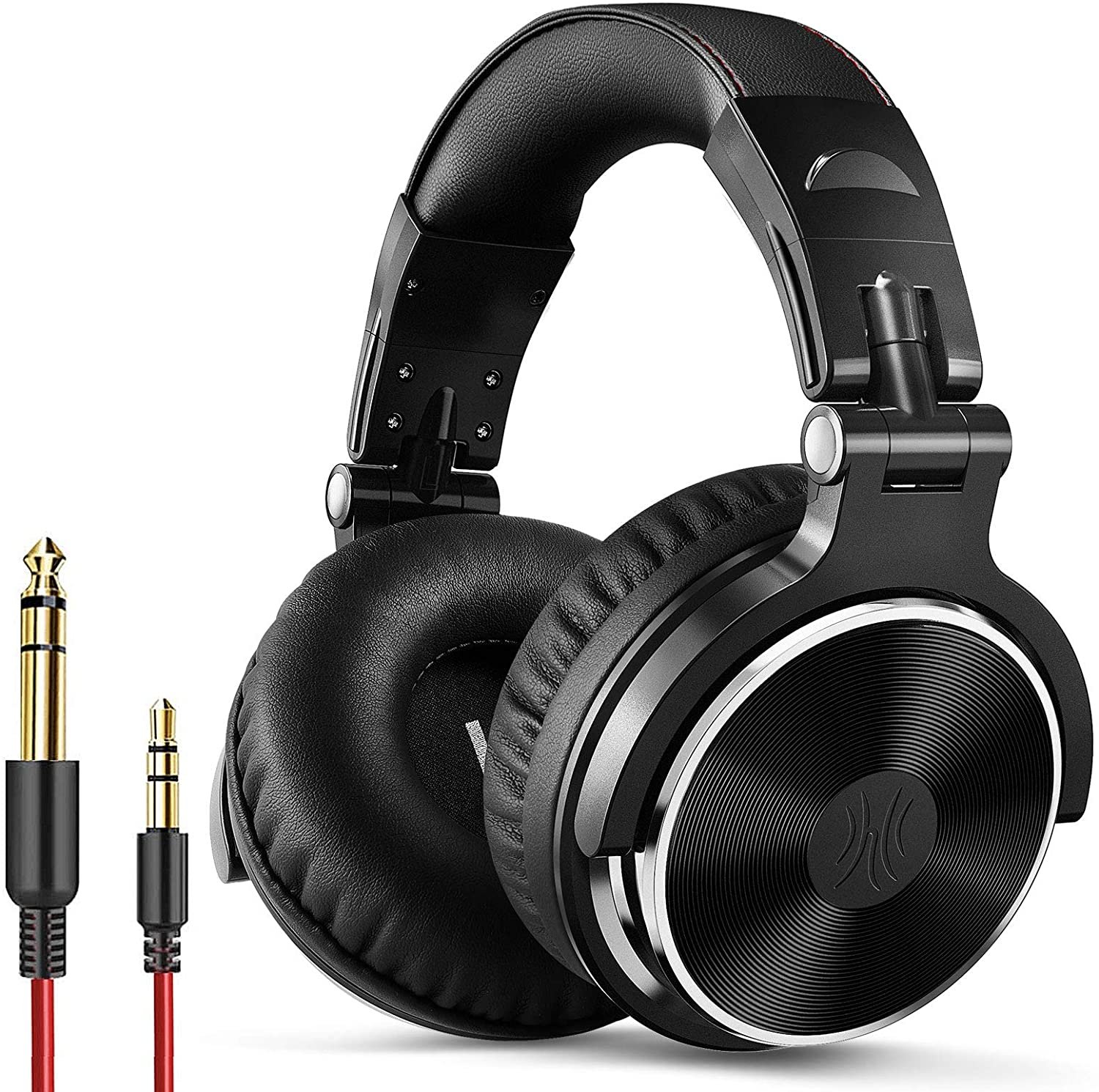 OneOdio Wired Over Ear Headphones Studio Monitor & Mixing DJ Stereo Headsets with 50mm   - Black