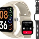 SKG Smart Watch for Women Men  Alexa Built-in, Extra Black Band, IP68 Smartwatch for Android iPhones