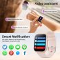 Hwagol Smart Watch (Answer/Make Call), 2024 Newest 1.85 Inch Fitness Tracker, Heart Rate/Sleep