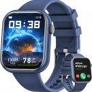 Hwagol Smart Watch (Answer/Make Call), 2024 Newest 1.85 Inch Fitness Tracker, Heart Rate/Sleep