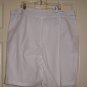 NEW Bill Blass White 2 Pocket Adj Waist Shorts Cargo Styling 20W NEW