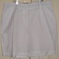 NEW Bill Blass White 2 Pocket Adj Waist Shorts Cargo Styling 20W NEW
