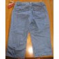 NEW Size 6 Womens Capri Capris Pants Gr8 FIT Jeans Faded Glory Blue