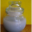 NEW 4 oz Aromatherapy Candle Sensual Scent Light Blue + Gr8 Glass Jar & Lid
