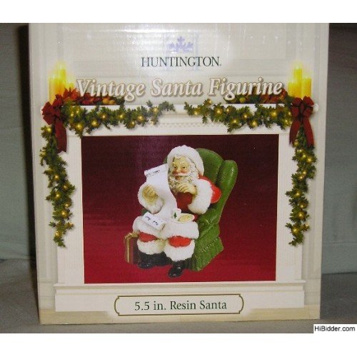 Vintage Santa Figurine - New in Box 5.5 Inches NICE!