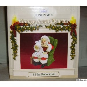 Vintage Santa Figurine - New in Box 5.5 Inches NICE!