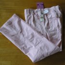 Oh Baby Large Pink Maternity Corduroy Pants Constructed Belly NEW