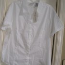 White Stag Womens Misses White Blouse Top 22/24W NEW