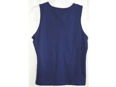 NEW Basic Editions Navy Blue Tank Top Womens Girls Teens or Juniors Small