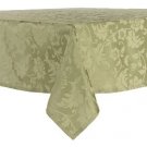 NEW Classic Home GREEN 70 Inch Round Damask Table Cloth TableCloth NEW FREE SHIPPING