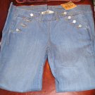 Womens Stretch Wide Leg Jeans Sz. 5/6 by Route 66 Medium Blue