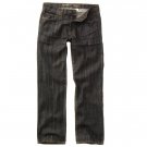 Sonoma Straight Leg Button Front Black Wash Jeans Mens Teens Boys 31 x 32 NEW