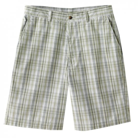 NEW Mens Haggar Shadow Plaid Shorts Tan or Khaki Plaid Sz. 36 NEW