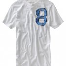 Aeropostale Full Back Graphics T-Shirt Tee White Size Extra Large Mens Teens Boys NEW