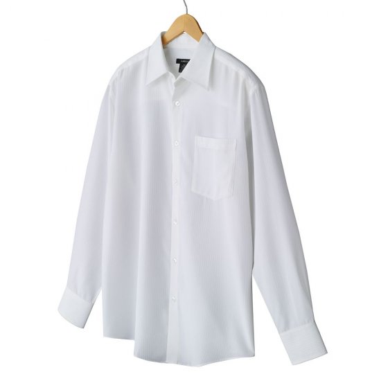 white microfiber shirt