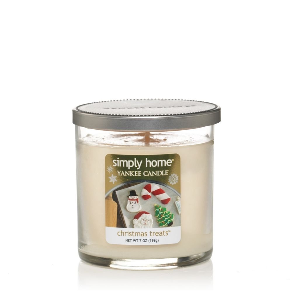 Yankee Candle Simply Home Christmas Treats Jar Candle 7 Oz Burns up