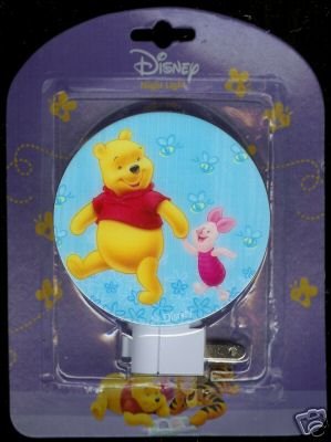 NEW Winnie the Pooh Night Light + Piglet Plug In NightLight NEW