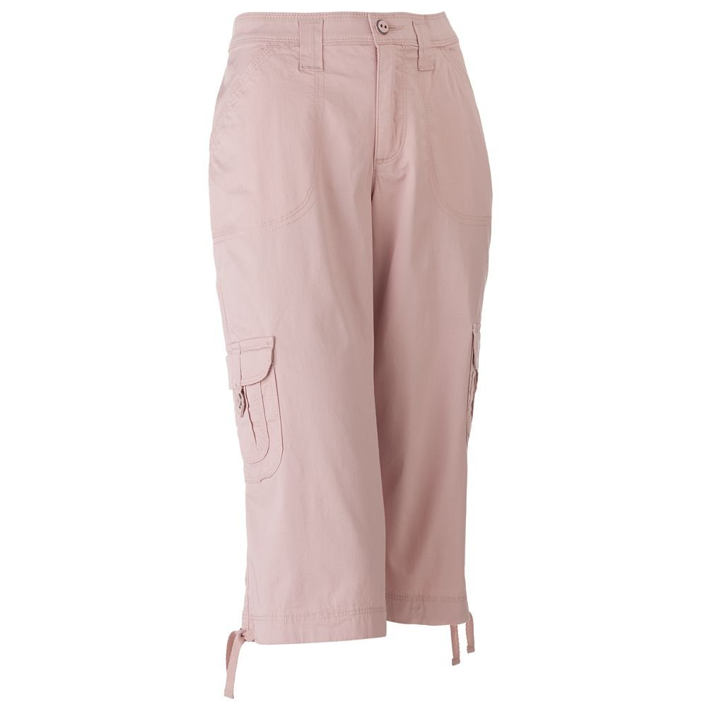 NWT Lee Brand Womens Capris Capri Pants Sz. 12 Petite Pink $42.00