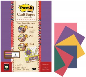 adhesive craft paper