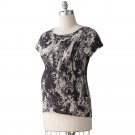 NEW Womens Maternity Splatter Top or Shirt Sz Large L Oh Baby Maternity Black Gray NEW $40
