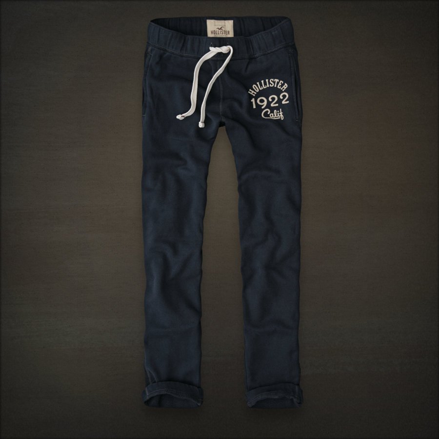 hollister mens jogger sweatpants