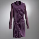 Womens Ruched Turtleneck Dress Simply Vera Vera Wang Ruched Turtleneck Dress Petite Small PS $58 NEW