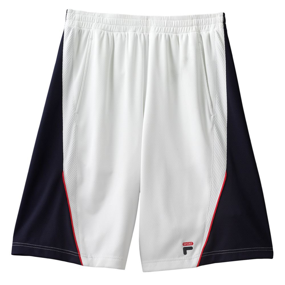 Mens Athletic Fitness or Soccer Shorts Fila Brand Mens Shorts Sz. Large L White Navy NEW $30