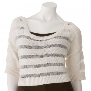 ivory crop sweater