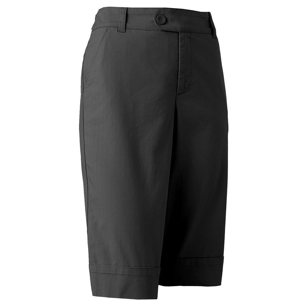 NWT Michaela Womens Skimmer Pants Sz. 10 Gloria Vanderbilt Black 38 NEW