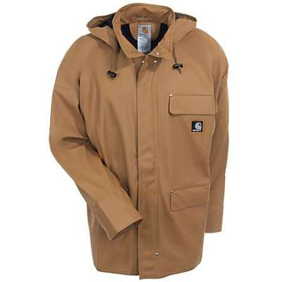 Mens Sz Extra Large XL Regular C67 Brown MENS Waterproof  WORKFLEX COAT by CARHARTT New