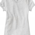 Old Navy Girls Solid Crew Light Gray Sz Extra Large XL $8.00 NEW