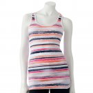 Juniors Teens Bright Striped Ribbed Racerback Tank Top Shirt by SO Sz Extra Large XL S $14.00 NEW