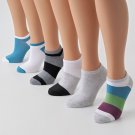 Womens Socks SONOMA 6-pk. Striped No-Show Socks Lot NEW $14.00