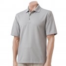 NEW Gray Grand Slam Ottoman Textured Performance Polo Large L $45.00