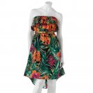 Candies Size Medium or M Black Floral Sequin Tube Dress NEW $58.00