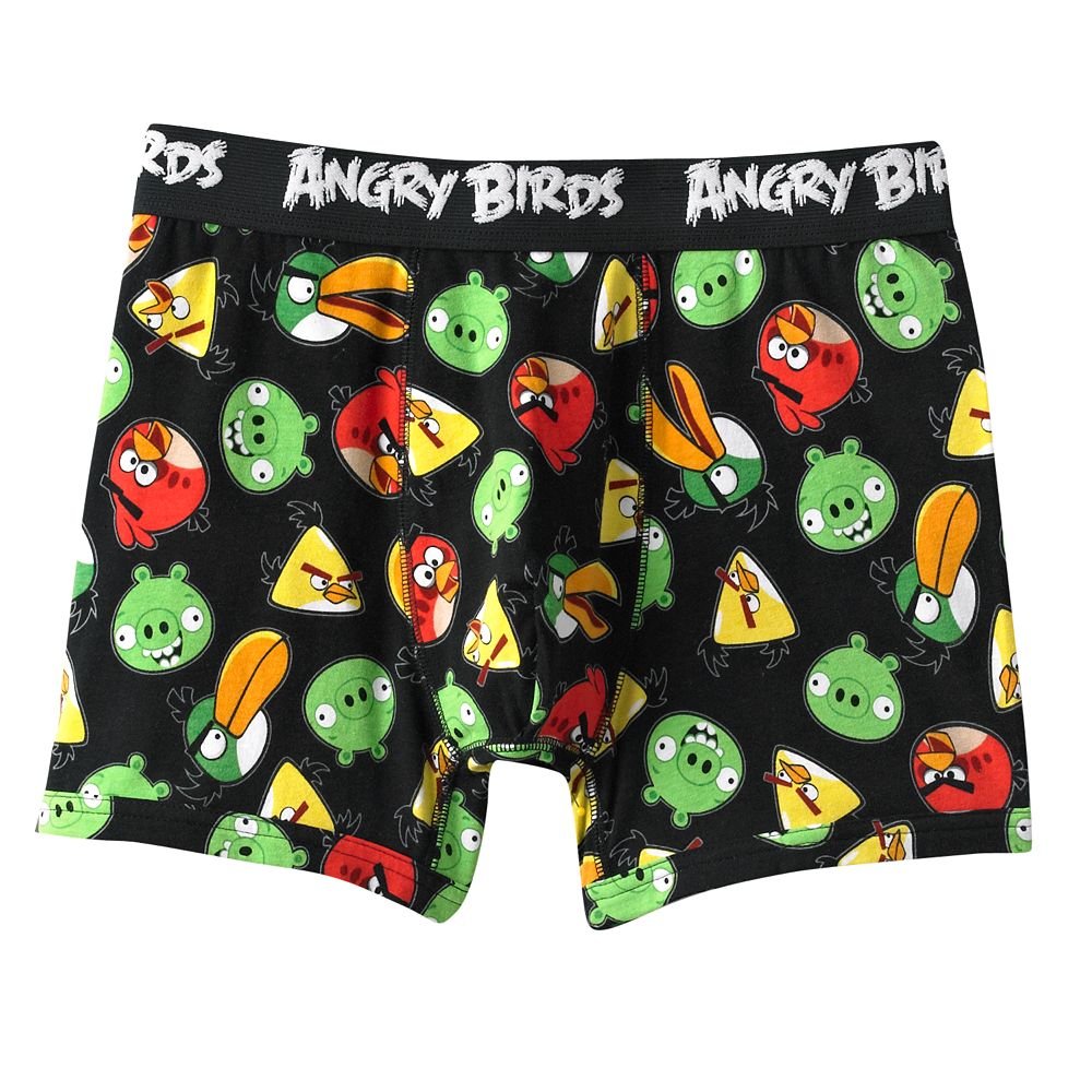 Angry Birds Mens Boxers in a Cube Gift Sz. Extra Large Boxer Shorts