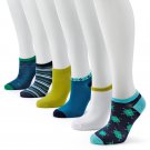 Womens Socks SONOMA 6-pk. Argyle Navy No-Show Socks Lot NEW $14.00