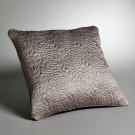 NEW Reversible Gray Color Square Throw Bed Pillow Vera Wang SVVW Floral Quilted Pillow $80