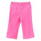 NEW Jumping Beans Neon Pink Microfleece Pants Baby Size 18 Months NEW